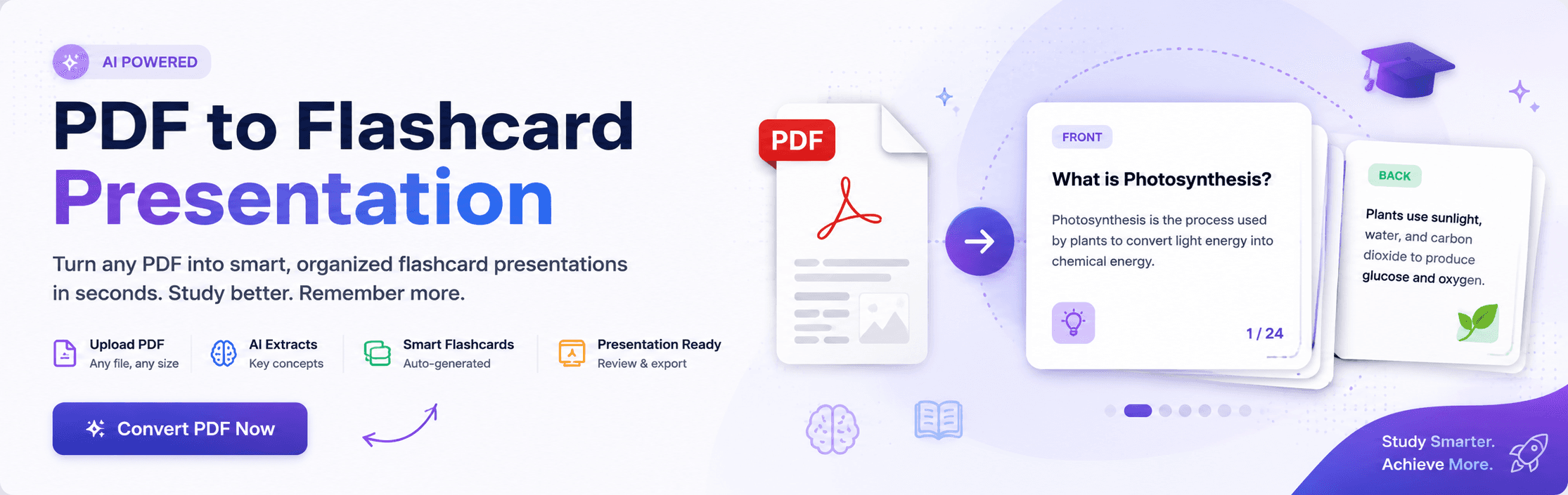 PDF to Flashcard Presentation